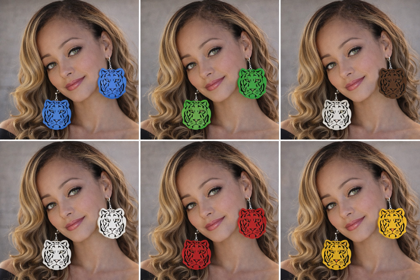 Savage Luxe Tiger Drop Earrings – Edition Women's fashion jewlery