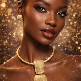 Bohemian Statement Gold Choker Set – Women’s Fashion Accessories