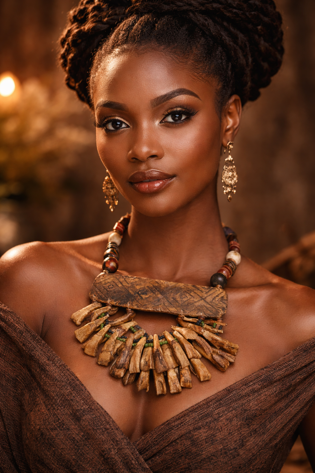Handcrafted African-Inspired Statement Necklace ONE OFF - once it is gone, it’s gone.