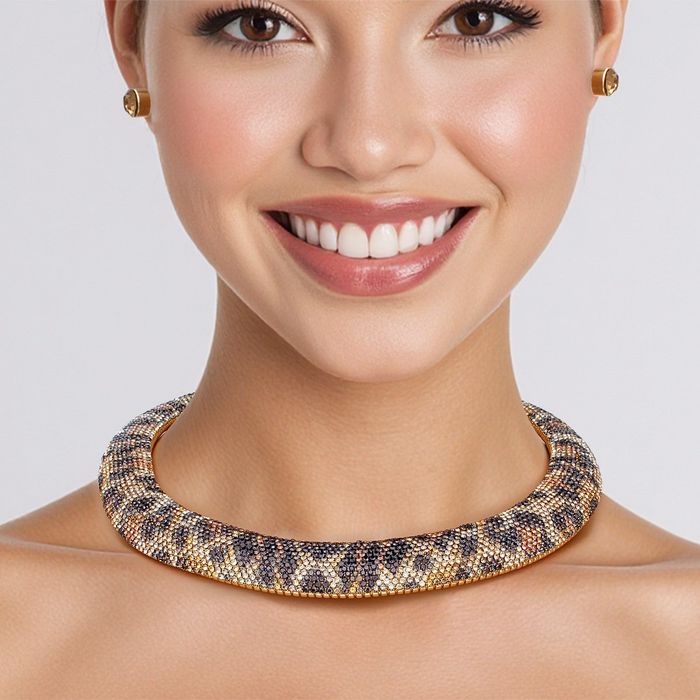 Leopard Print Statement Jewelry Set - Luxe Edition Fashion Jewelry