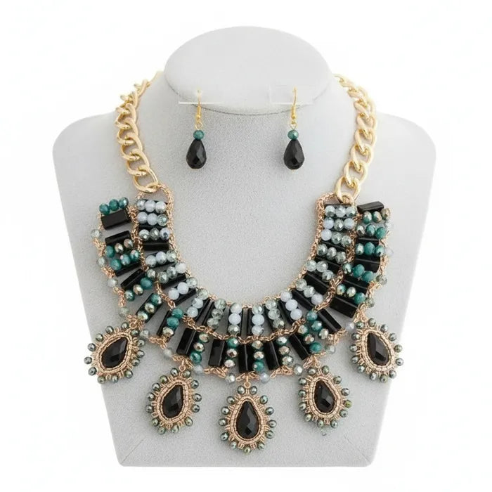 Boho Statement Jewelry Set - Elegant Bold Fashion Jewelry