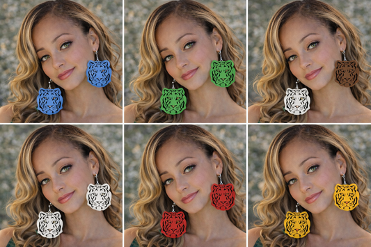 Savage Luxe Tiger Drop Earrings – Edition Women's fashion jewlery