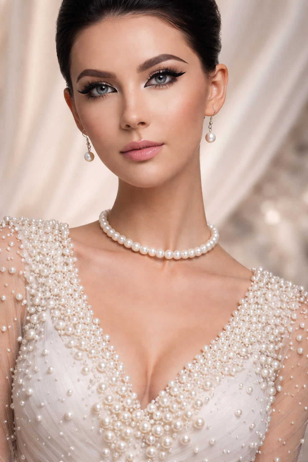 ✨ 3-Piece Statement Set ✨ Necklace, earrings, and bracelet — perfectly matched for a polished, elegant look.